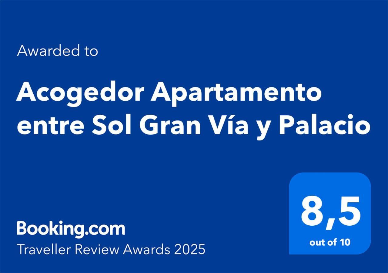 Acogedor Apartamento Entre Sol Gran Via Y Palacio مدريد المظهر الخارجي الصورة
